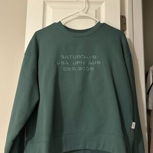 Saturdays New York City Dark Green Sweatshirt